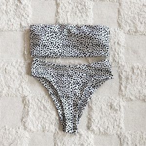 Polka dot bikini set